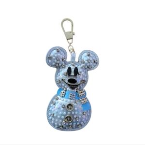 NWOT Baublebar Disney Mickey Mouse Snowman Puff Bag Charm